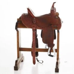 NRS Used 14in Martin FX3 Barrel Saddle -Western Cowboy Supplies 02 407BR 02