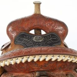 NRS Used 14in Billy Cook Barrel Saddle -Western Cowboy Supplies 02 410BR 03