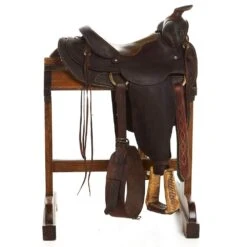 NRS Used 14in Chas Bluemel Pleasure Saddle -Western Cowboy Supplies 05 082P 1