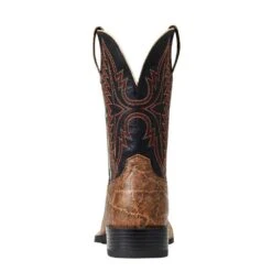 Ariat Men's Brown Sport Elephant Print Square Toe Western Boot -Western Cowboy Supplies 10040277 2