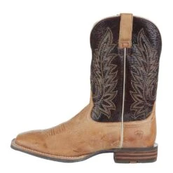 Ariat Men`s Ridin High Desert Tan 11 Dark Brick Top -Western Cowboy Supplies 10042469 3