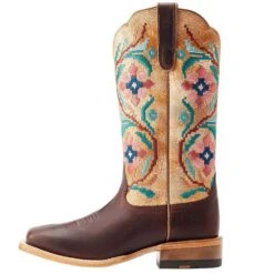 Ariat Women's Frontier Daniella Tan 13 In Sanded White Cowgirl Boot -Western Cowboy Supplies 10044542 04