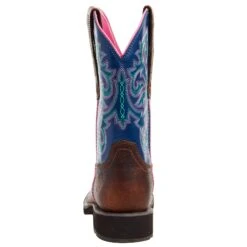 Ariat Women's Delilah Stretchfit Dark Cottage/ Ole Blue 10 In Top Boot 9 Ariat Women's Delilah Stretchfit Dark Cottage/ Ole Blue 10 In Top Boot -Western Cowboy Supplies 10046855 03
