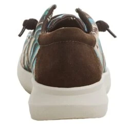 Ariat Men's Hilo Stretch Lace Blue Southwest Print Dark Denim Casual Shoe -Western Cowboy Supplies 10046903 04