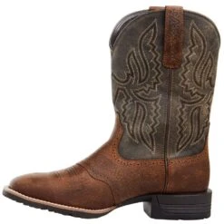 Ariat Men's Hybrid Ranchway Earth 11in Arizona Brown Top -Western Cowboy Supplies 10046987 03