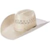 American Hats Two-Toned Vented Tan And Ivory Straw Cowboy Hat -Western Cowboy Supplies 103639 default l