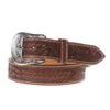 Western Fashion Men`s Chestnut Basket Floral Twisted X Belt -Western Cowboy Supplies 103870 default l