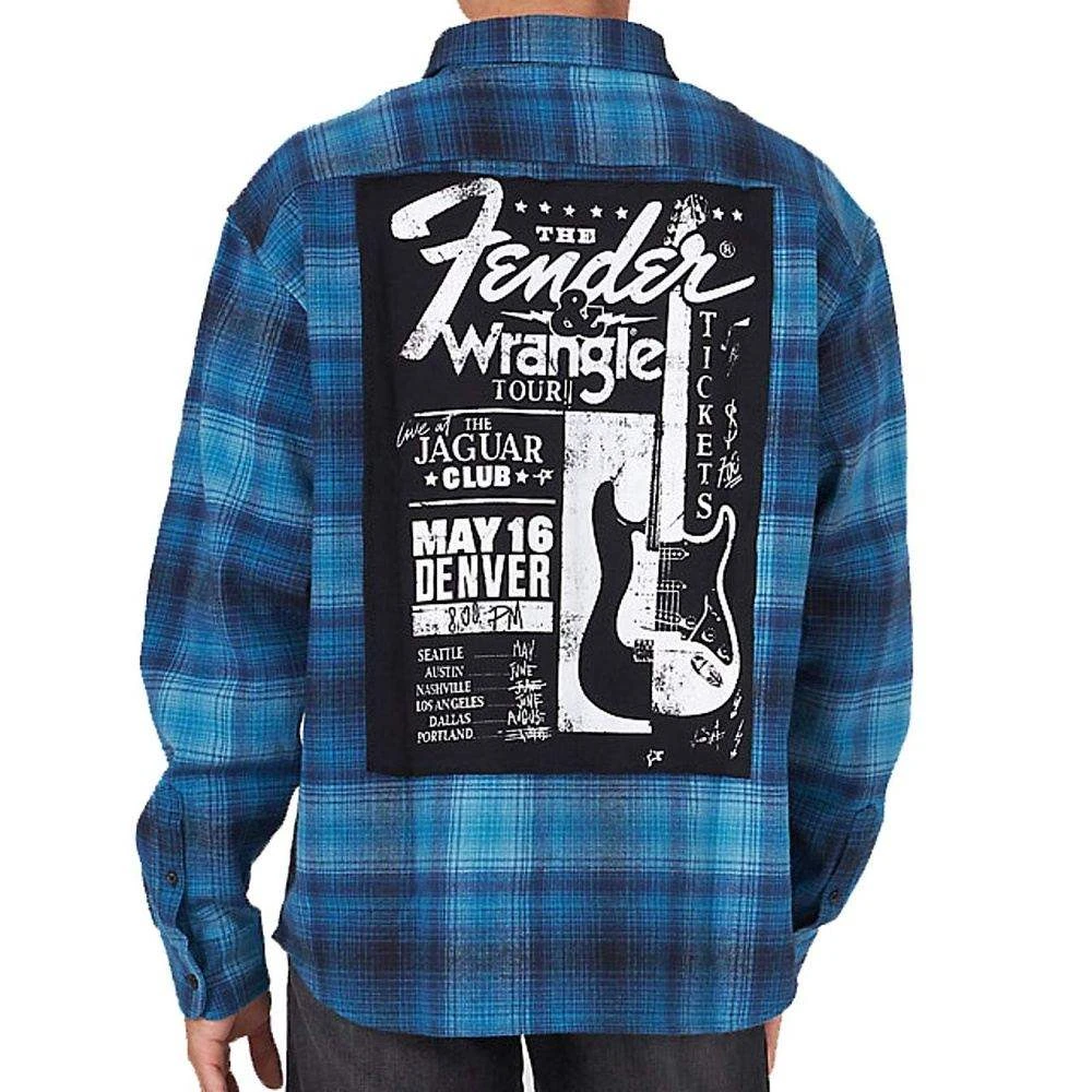 Wrangler Men's X Fender Oversized Tour Shirt 4 Wrangler Men's X Fender Oversized Tour Shirt - Image 2