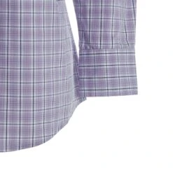 Wrangler Mens George Strait Purple Plaid Button Down -Western Cowboy Supplies 112324814 03