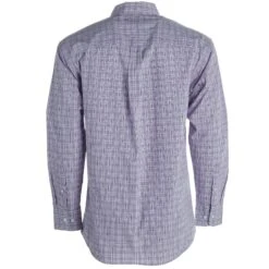 Wrangler Mens George Strait Purple Plaid Button Down -Western Cowboy Supplies 112324814 04