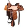 Martin Saddlery Martin Saddlery 7/8 Breed Sunflower Antique Finish Team Roping Saddle -Western Cowboy Supplies 112609 default l