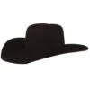 Jw Brooks Custom Hats 100X Black 4 1/4` Brim Felt Hat -Western Cowboy Supplies 113272 default l