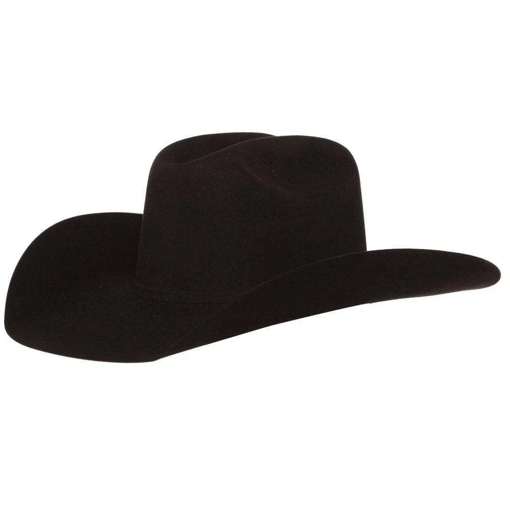 Jw Brooks Custom Hats 100X Black 4 1/4` Brim Felt Hat 3 Jw Brooks Custom Hats 100X Black 4 1/4` Brim Felt Hat