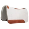 Mustang Contoured 100% Pressed Wool Pad -Western Cowboy Supplies 118202 default l