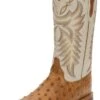 Justin Boots Men's Justin Pascoe Full Quill Ostrich 13in. Antique Saddle Maddog Cowboy Boots -Western Cowboy Supplies 118500 default l