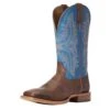 Men's Ariat Cowhand Texas Dust 13in. Raindrop Blue Top Square Toe Boot -Western Cowboy Supplies 120922 default l