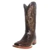 Women's Tanner Mark Imitation Hornback Croc Classic Brown With Marble Brown Top Cowgirl Boots 1 Women's Tanner Mark Imitation Hornback Croc Classic Brown With Marble Brown Top Cowgirl Boots -Western Cowboy Supplies 121690 default l