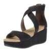 Women's Corkys Fay Black Leopard Wedge