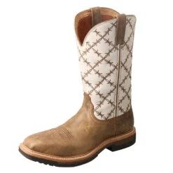 Twisted X Womens 11` Alloy Toe Lite Western Work Boot
