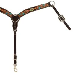 Weaver Leather Pony Turquoise Cross Navajo Arrow Breast Collar