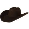 Rodeo King 7X Chocolate 5in. Brim Open Crown Self Band Felt Hat -Western Cowboy Supplies 125738 default l