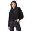 Wrangler Modern Women's Retro Black Cropped Logo Sweatshirt -Western Cowboy Supplies 130702 default l