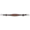 Circle Y Saddlery Dark Flash Arizona Flower Wither Strap -Western Cowboy Supplies 132421 default l