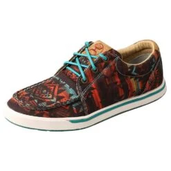 Twisted X Womens Hooey Midnight Aztec Loper