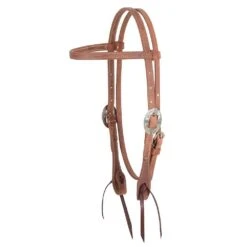 Martin Saddlery Harness Browband Headstall W/Guthrie Buckles