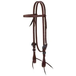 Weaver Leather Protack Rasp Straight Browband Headstall