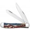 CASE XX Vintage Flag - Embellished Smooth Natural Bone Trapper CA36030 -Western Cowboy Supplies 140892 default l