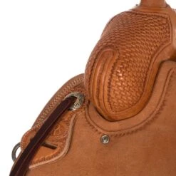 Nrs Competitors Natural 1/2 Breed Basket Stamp Olin Young Ranch Roper Saddle -Western Cowboy Supplies 1410329 41