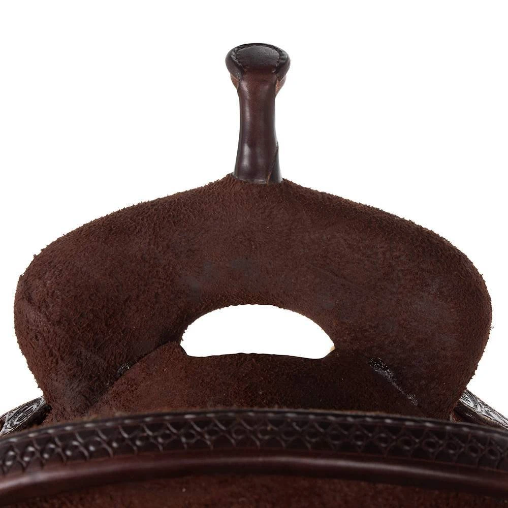 Nrs Competitors NRS Competitor Series Chocolate Roughout Barrel Saddle With Real Wool 6 Nrs Competitors NRS Competitor Series Chocolate Roughout Barrel Saddle With Real Wool - Image 4