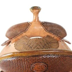 Nrs Competitors NRS 1/2 Breed Baby Basket Antique Team Roping Saddle -Western Cowboy Supplies 1412127 3