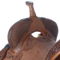 Nrs Competitors Natural Antique 7/8 Breed Basket/Sunflower Combo Barrel Saddle 11 Nrs Competitors Natural Antique 7/8 Breed Basket/Sunflower Combo Barrel Saddle -Western Cowboy Supplies 1412160 4
