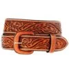Vogt Silversmiths Russet Floral Belt -Western Cowboy Supplies 143259 default l