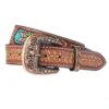 Rafter T Ranch Company Ladies Beaded Inlay W/Floral Tooling Belt 2 Rafter T Ranch Company Ladies Beaded Inlay W/Floral Tooling Belt -Western Cowboy Supplies 143266 default l