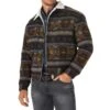Wrangler Men's Whiskey Jacquard Sherpa Lined Jacket -Western Cowboy Supplies 143488 default l