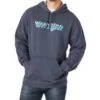 Wrangler Men's Heather Navy Logo Hooded Sweatshirt -Western Cowboy Supplies 144828 default l