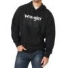 Wrangler Men's Black Logo Hooded Sweatshirt