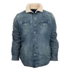 STS Ranch Wear Men's Clifdale Sherpa Lined Denim Jacket