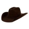 M&F Twister Chocolate Youth Felt Hat Precreased -Western Cowboy Supplies 148582 default l