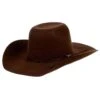 M&F Kids Chocolate Precreased Wool Cowboy Hat -Western Cowboy Supplies 148585 default l