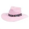 M&F Girls Pinch Front Pink Fashion Hat 3 1/2` Brim -Western Cowboy Supplies 148588 default l