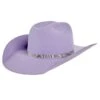 Rodeo King 7X Lilac Grey Ribbon Band 4in. Brim Felt Cowboy Hat -Western Cowboy Supplies 149616 default l