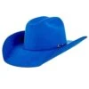 Rodeo King 7X Cobalt Blue 4in. Brim Open Crown Felt Cowboy Hat 1 Rodeo King 7X Cobalt Blue 4in. Brim Open Crown Felt Cowboy Hat -Western Cowboy Supplies 149617 default l