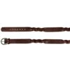 Women's Catchfly Braided Leather Belt With Floral Pattern -Western Cowboy Supplies 152053 default l
