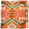 Wyoming Traders Men's Aztec Orange And Green Wild Rag Scarf -Western Cowboy Supplies 152321 369509