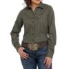 Cinch Women's Tencel Button-Down Western Shirt -Western Cowboy Supplies 155354 default l