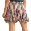 Rock & Roll Denim Women's Panhandle Multi-Print Blocked Skirt -Western Cowboy Supplies 155500 default l